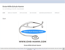 Tablet Screenshot of ehs-hamm.com
